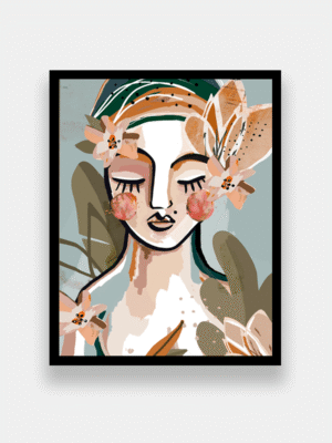 Ducba Felicia Framed Canvas Wall Art