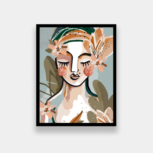 Ducba Felicia Framed Canvas Wall Art