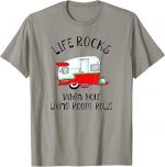 Family Camping Shirt Cute Retro Trailer Rv Camping T Shirt